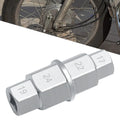 Hex Axle Tool Universal Chrome Silver Hex Wrench Removal Tool Hex Allen Axle Spindle Tool for Mo - Automotive LED Light