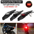 Motorcycle Rear Brake Light LED Fender Taillight For Honda Kawasaki Yamaha Motorbike Enduro Moto - LED Motorcycle Light