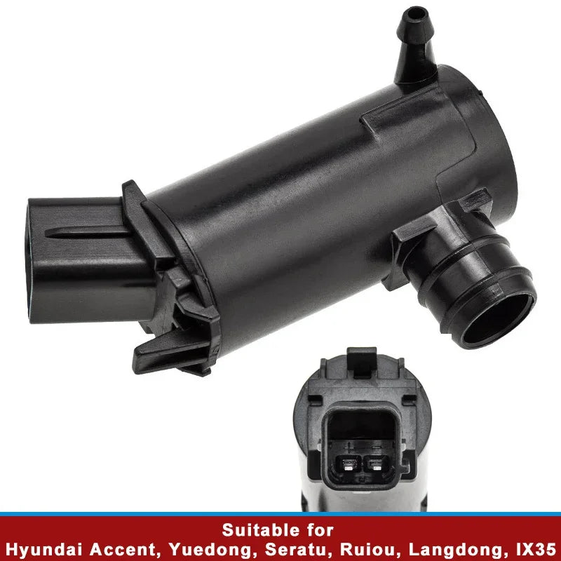 OEM985101C000 Washer Pump Replacement Fit Hyundai Elantra Kia Rio Spectra High Pressure Spray No - Automotive LED Light
