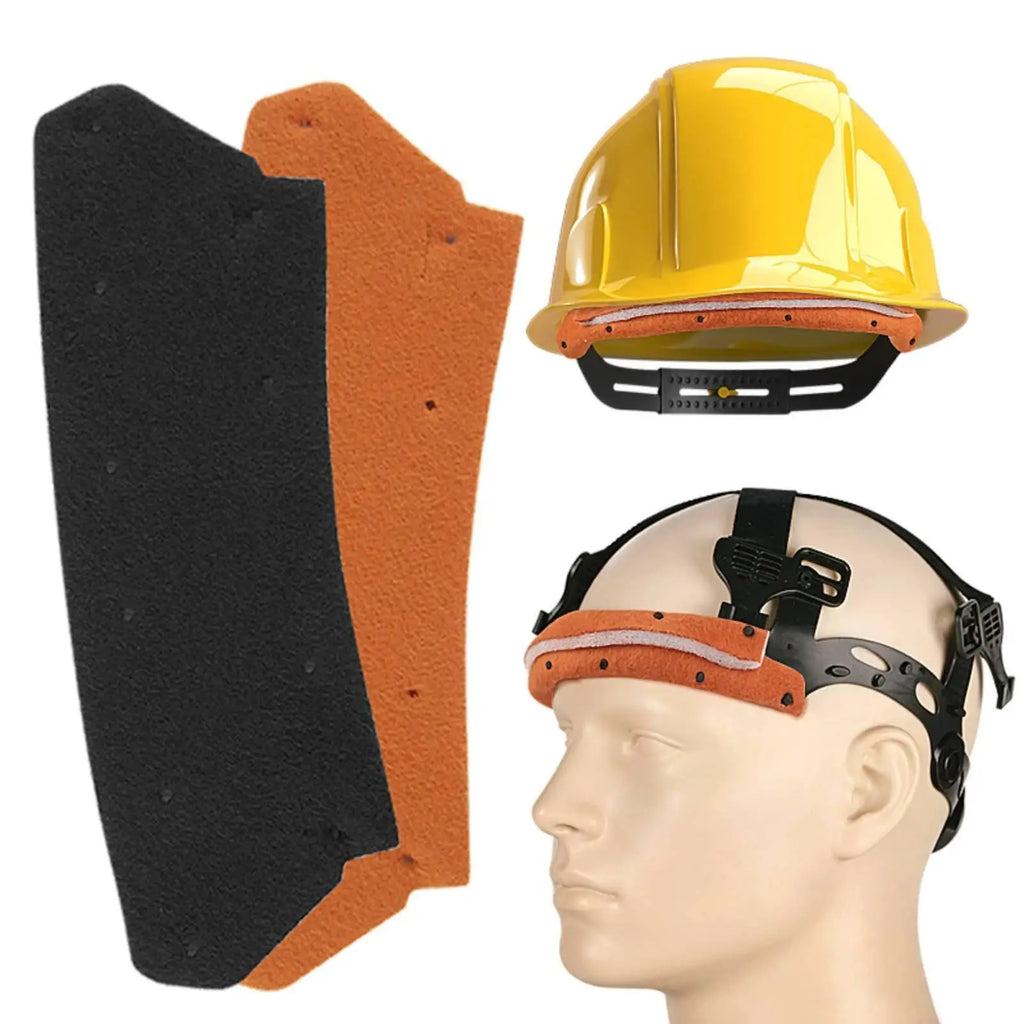 Anti Friction Safety Headgear Liner Ventilated Wool Padding Forehead Cushion for Hard Hat Upgrad - Automotive LED Light