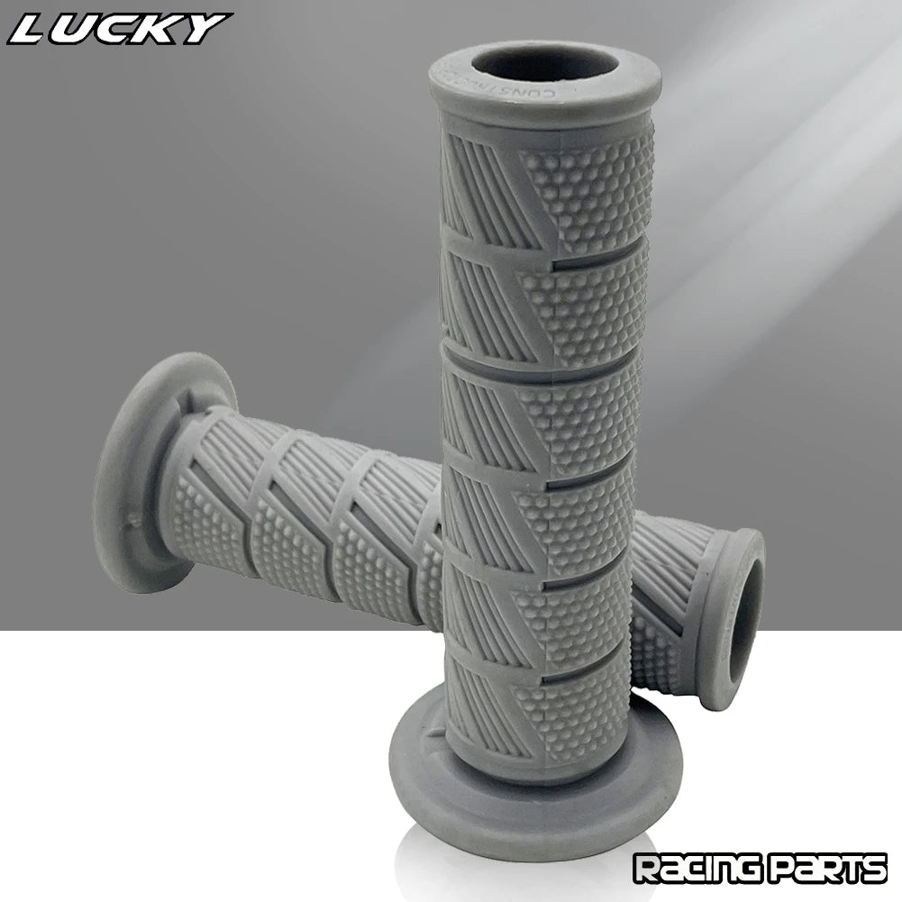 Retro Moto Grip Classic Scooter Parts Vintage 7/8" 22 24mm Motobike Handle Bar For Cafe Racer Ru - Automotive LED Light