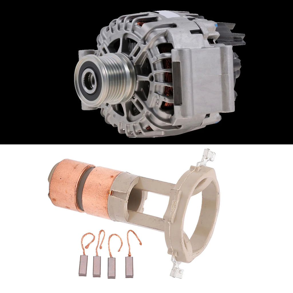 230090 Alternator Repair Kit Copper Slip Ring Alternator Slip Ring Brushes Set Generator Repair  - Automotive LED Light
