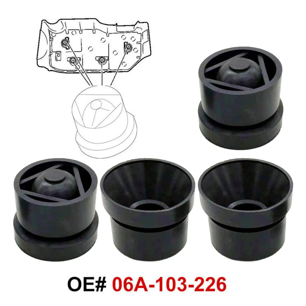 Auto Engine Cover Grommet Connector Rubber Stop Black 06A103226 for Skoda Octavi for Skoda Q5 - Automotive LED Light