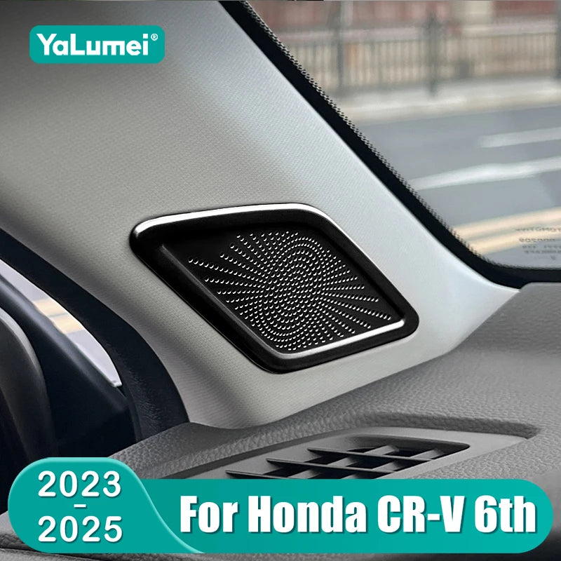 For Honda CRV 2023 2024 2025 CR-V 6th Gen Hybrid Car Front A Pillar Audio Speaker Cover Loudspea - Automotive LED Light