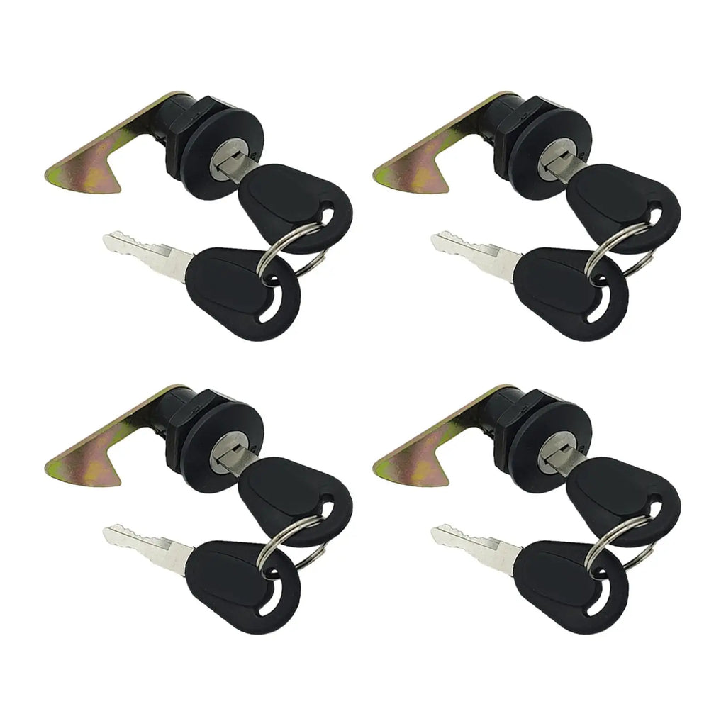 Motorcycle Rear Trunk Lock Key Set Quality Metal Weatherproof Storage Case Accessory for Electri - Automotive LED Light
