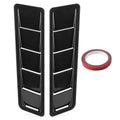2Pcs Universal Hood Air Intake Panel Trim Bonnet Louver Cooling Vent Cover Car Exterior Decorati - Automotive LED Light