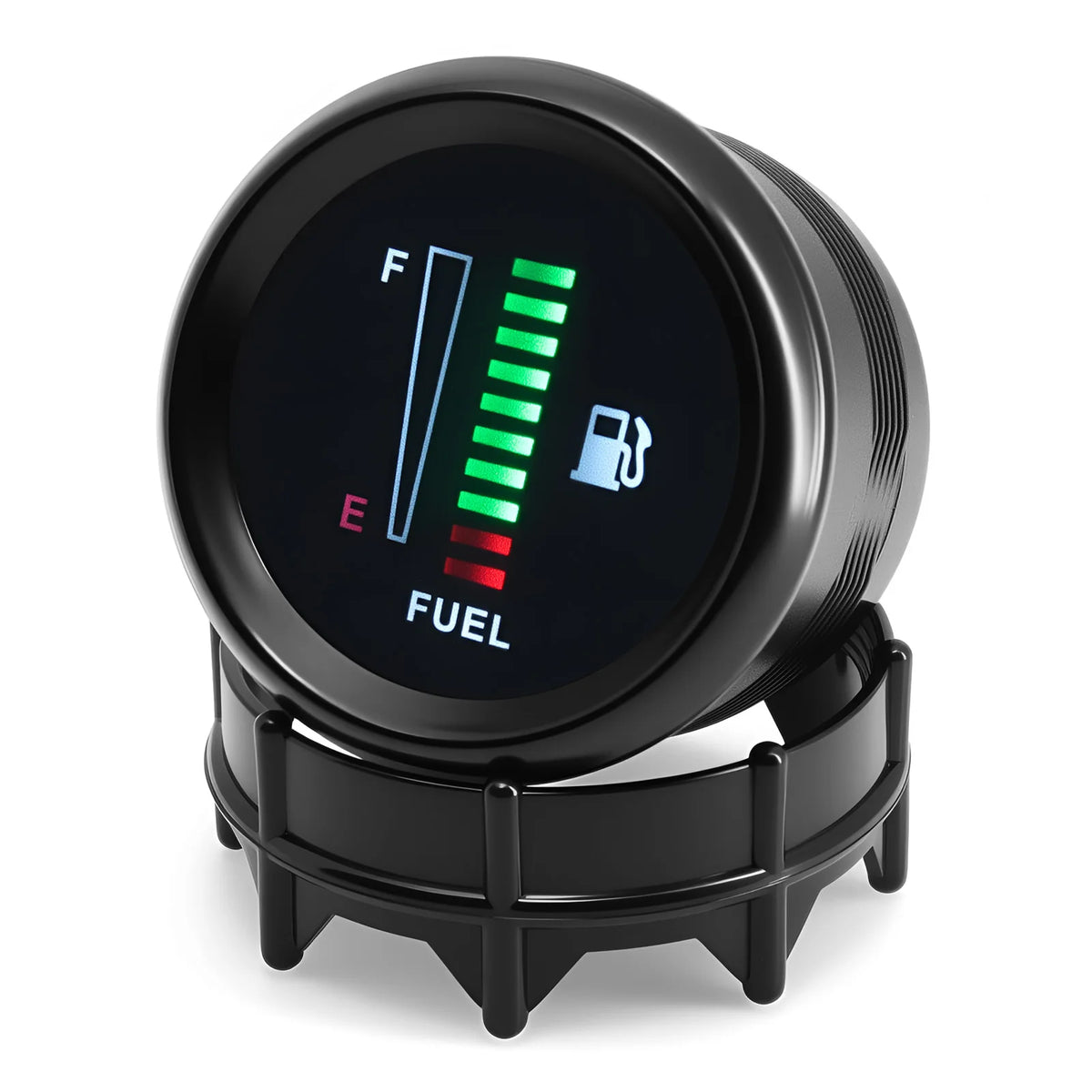 10 LED Car Boat Fuel Level Meter For 240-33ohm Fuel Level Sensor 52mm Ultra Thin Auto Benzine Me - Automotive LED Light