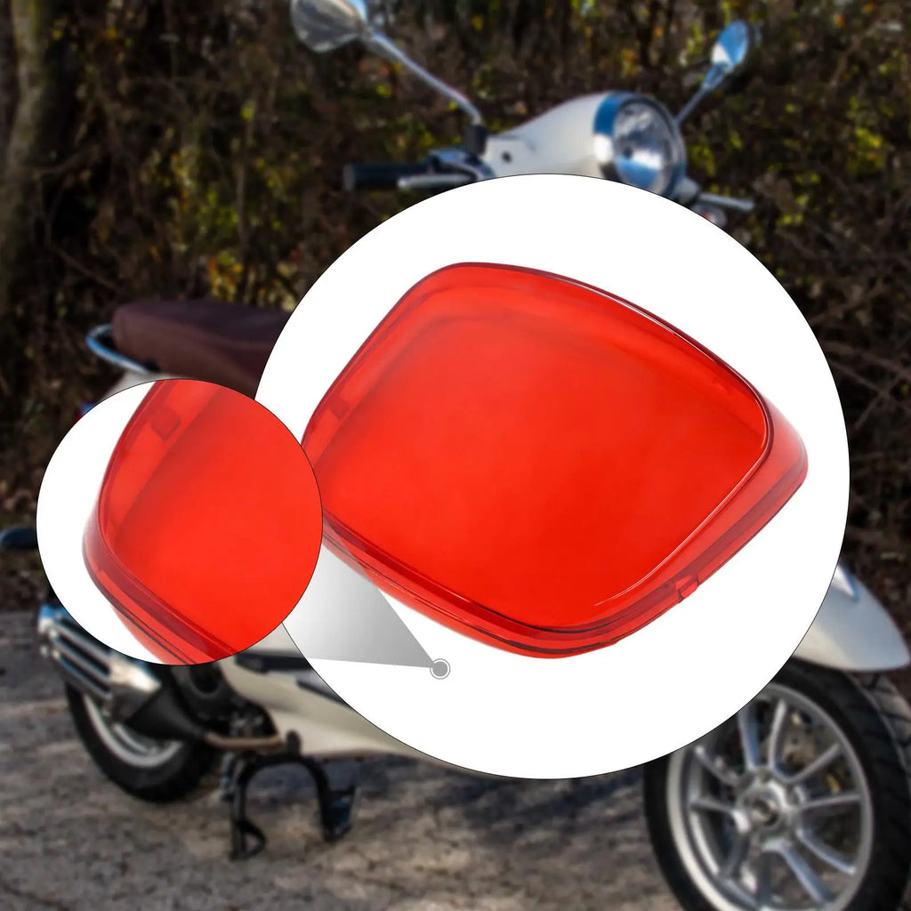 Rear Tail Light Lense Cover Accessories Protector Motorcycle Brake Taillight Cover for Vespa 201 - LED Motorcycle Light