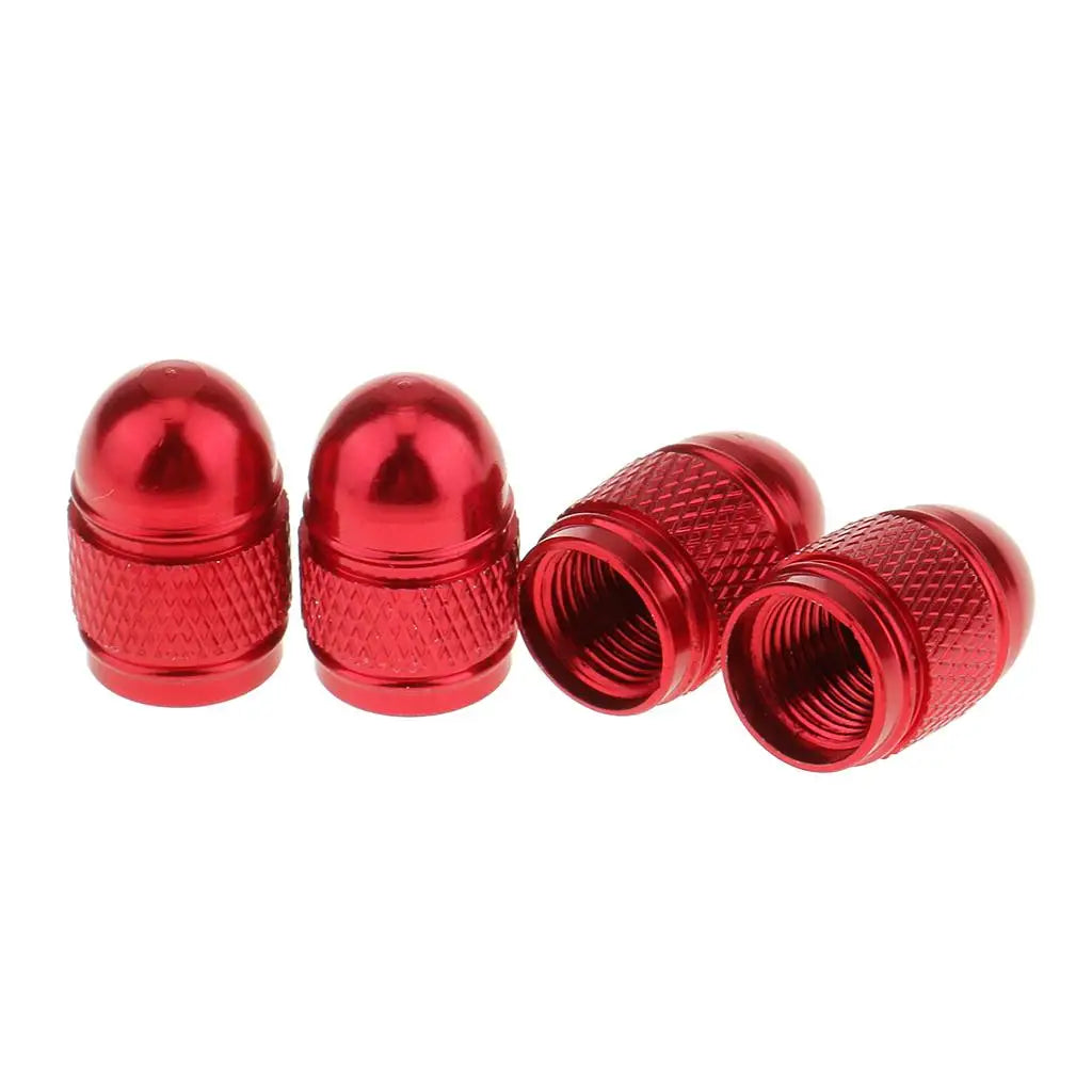 Tire Valves Metal Anodized Valve Caps Universal Wheel Dust Cover Automotive Accessories for Car  - Automotive LED Light