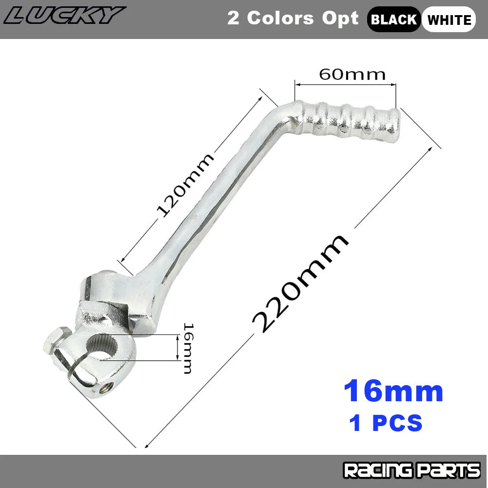 13mm 16mm Hole Kick Start Lever Pedal Motorcycle For 50cc 70cc 90cc 110cc 125cc 140cc 150cc 160c - Automotive LED Light