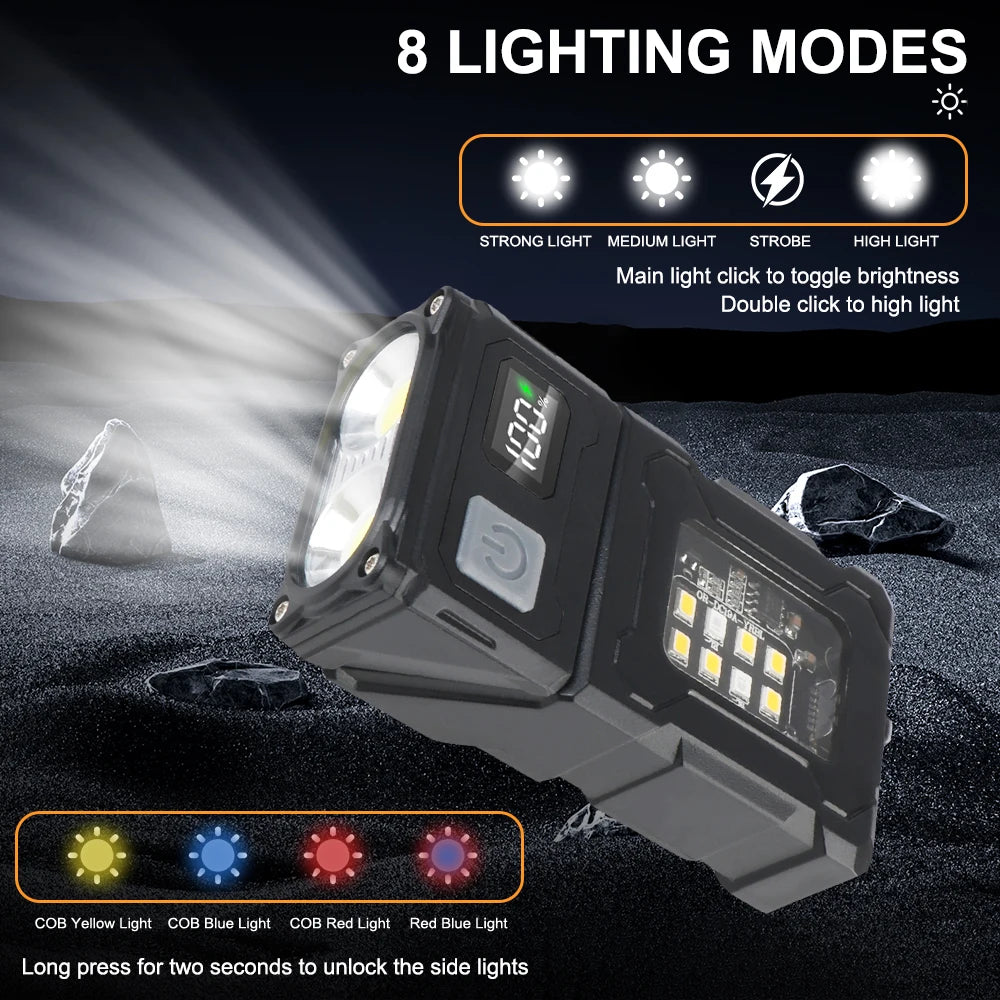Car Emergency Rescue Kit Flashlight Spotlights Portable LED Lights High Bright Rechargeable Hiki - Automotive LED Light