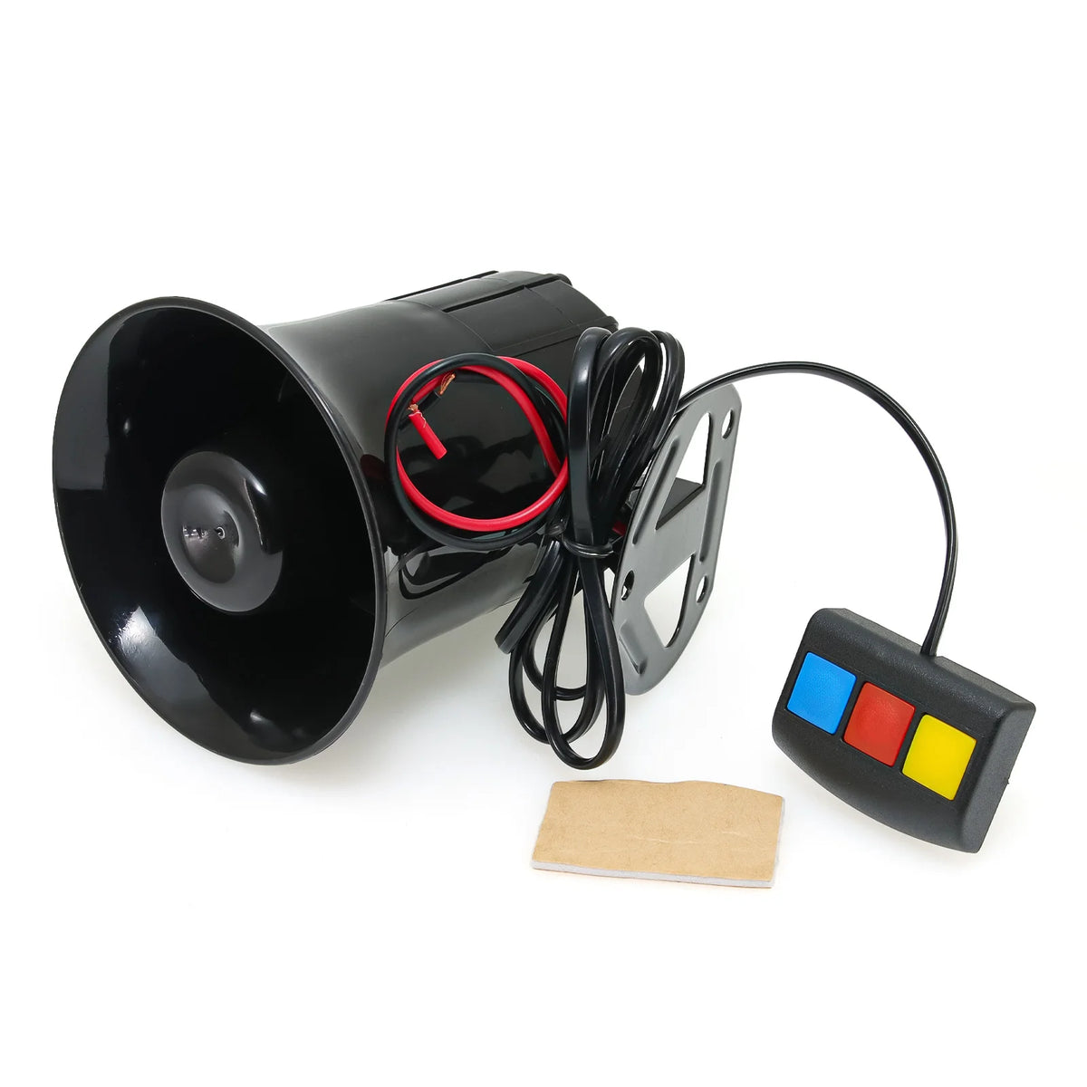 115dB Motorcycle 3 sounds horn 12V DC Auto 3 tone Car horn Motorcycle 3 voice Horn Siren Loud Sp - Automotive LED Light