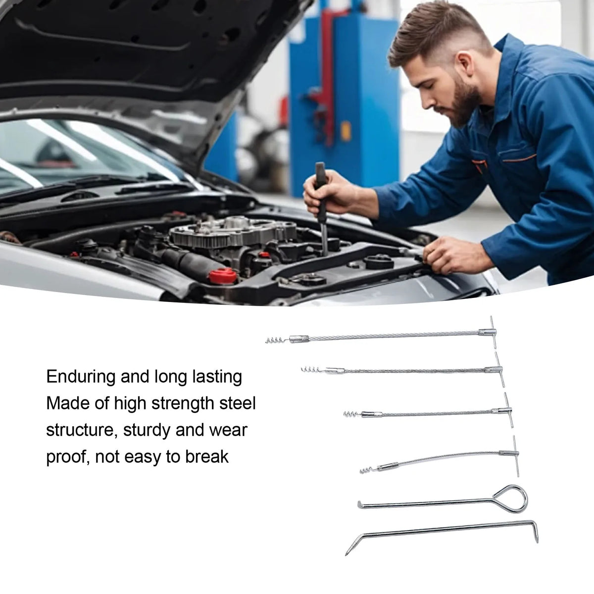 Flexible Packing Hook Set Flexible Packing Hook Extractor Metal Steel Forcing Hook Sealing Fille - Automotive LED Light
