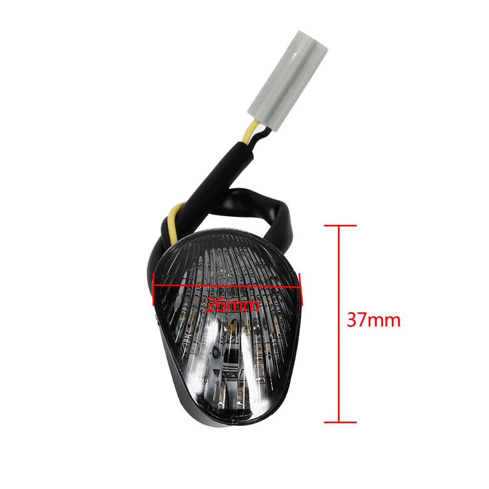 1 Pair Amber LED Turn Signal Light Indicator Lamp Flush Mount For Yamaha YZF R1  for R6S R1 R6 - LED Motorcycle Light