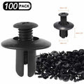 Car Buckle 8mm Hole Plastic Rivets Fixed Buckle Fastener Expansion Screw Auto Vehicle Door Trim  - Automotive LED Light
