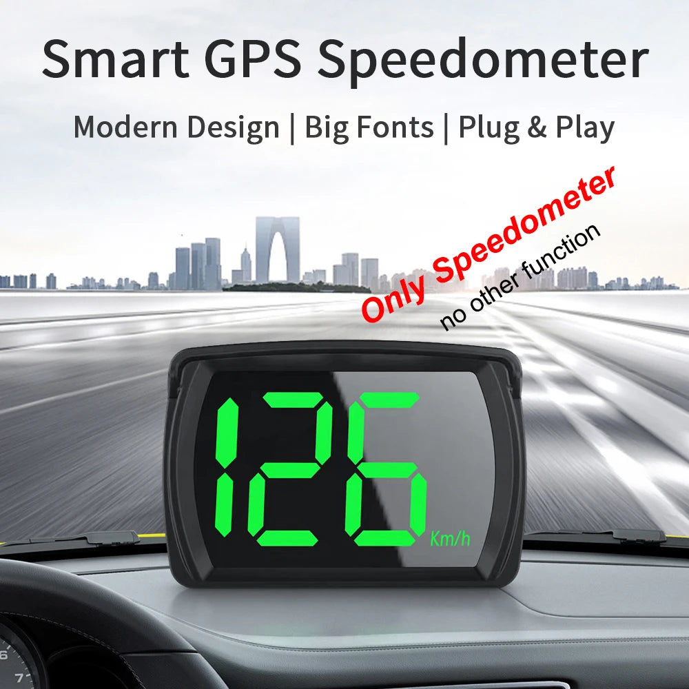 Car HUD P1 OBD2 Head Up Display On Board Computer Clock Slope Meter GPS Y03 Spee for OBD2 Y03 P1 - Automotive LED Light