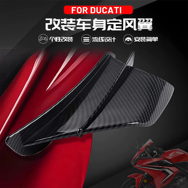 For Zontes 368G 703RR 703F 350E 350D 350X GK350 368 350 D/M/E/K/G/R/T/S/V Motorcycle Winglet Aer - Automotive LED Light