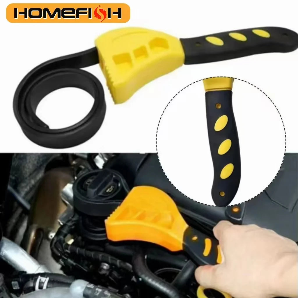 Auto Repair Filter Multi-function Hardware Tool 6-inch Multi-function Belt Wrench Plastic Adjust - Automotive LED Light