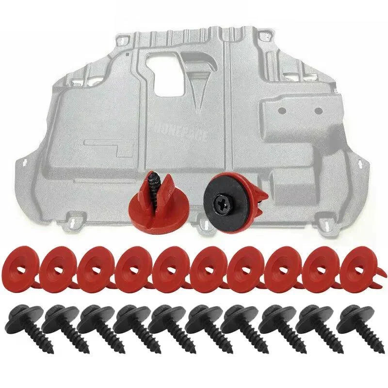 20PCS Engine Undertray Cover Clips Screws For Volvo V50 C30 For Jaguar For Ford Focus Ii 04-11 C - Automotive LED Light