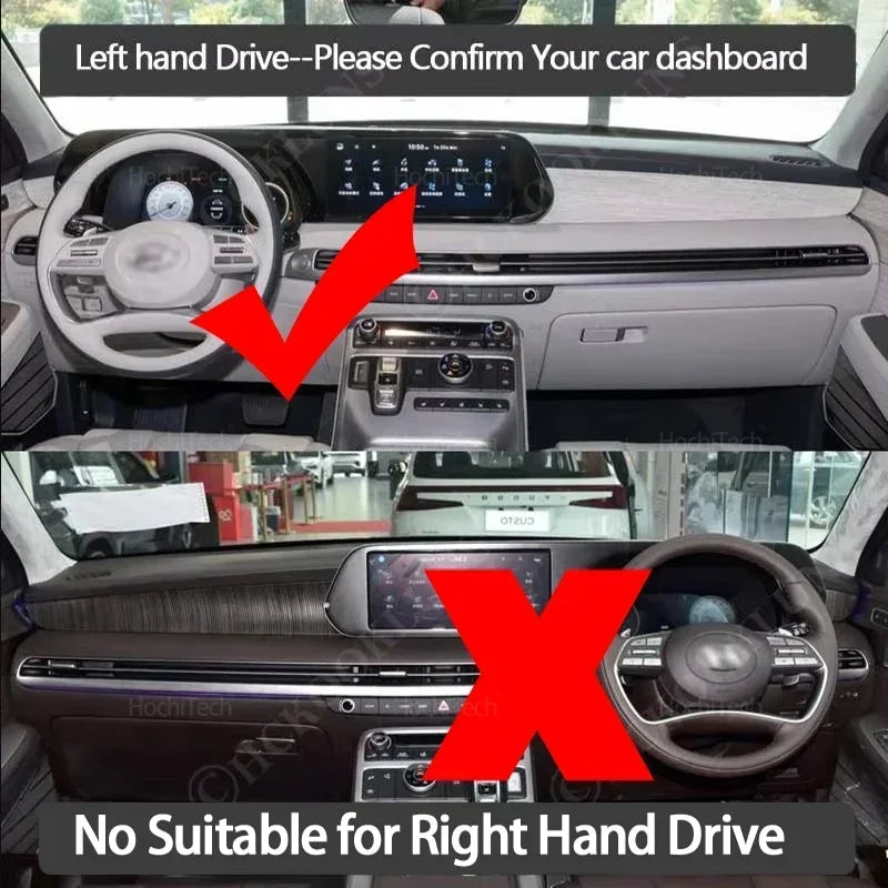 Anti-Slip Dashboard Cover Protective Pad Car Accessories Sunshade Carpet for Hyu for Hyundai LX2 2020-2023 - Automotive