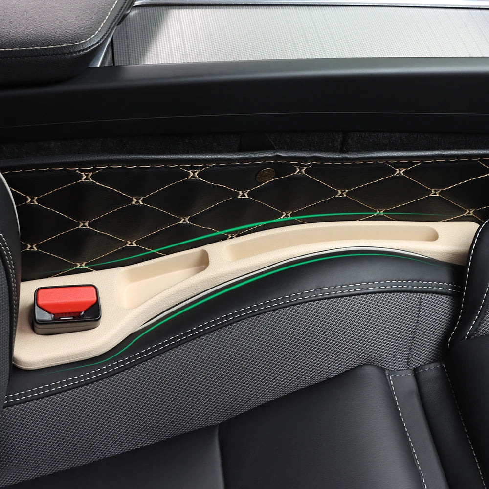 Car Seat Gap Filler Soft Car Styling Padding Leather Leak Pads Plug Spacer Universal Car Accesso - Automotive LED Light