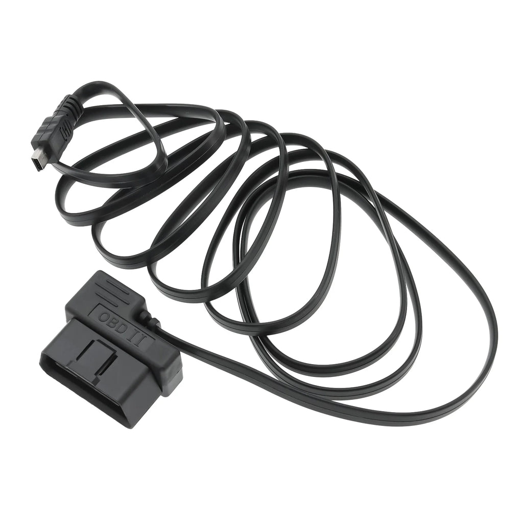 AD 1.7m OBD II OBD 2 7 8 16 Pin Cable Car OBD Hardwire Kit For Car HUD Head Up Display OBD2 Diag - Automotive LED Light