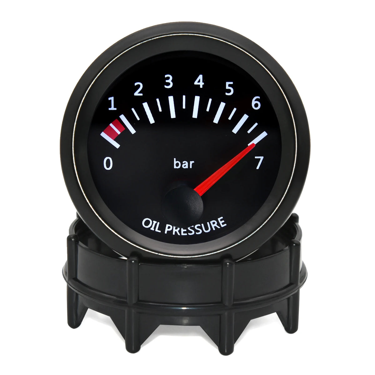 Auto 12V 52mm LED Digital Oil Press Gauge With Sensor 0~7Bar Oil Pressure Gauge Car Meter For Ca - Automotive LED Light
