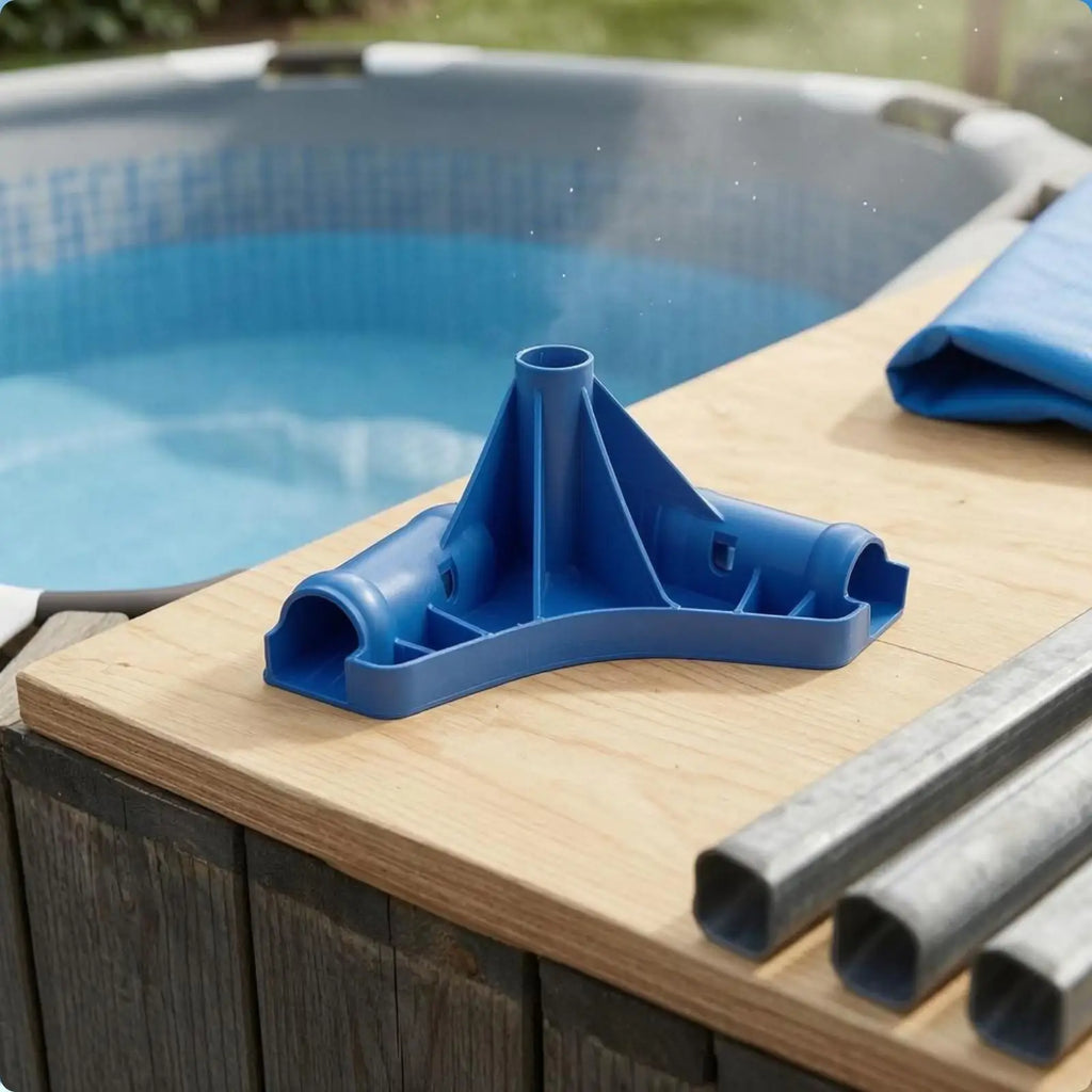 Pool Hardware Connector Frame Corner Bracket Internal Ribs Swimming Pool Part for Rectangular Po - Automotive LED Light