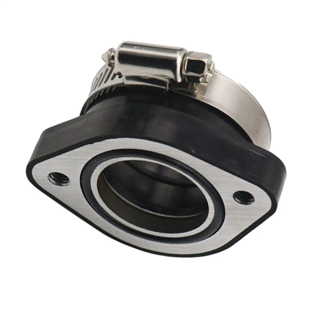 Rubber Motorcycle Carburetor Adapter 48mm Black Carburetor Manifold Inlet Intake Pipe Rubber Mat - Automotive LED Light