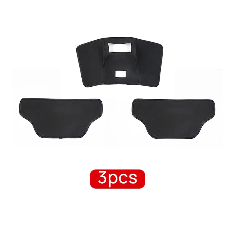 For Toyota Camry XV70 2018 2019 2020 2021 2022 2023 Leather Car Seat Back Anti Kick Cover Access - Automotive LED Light
