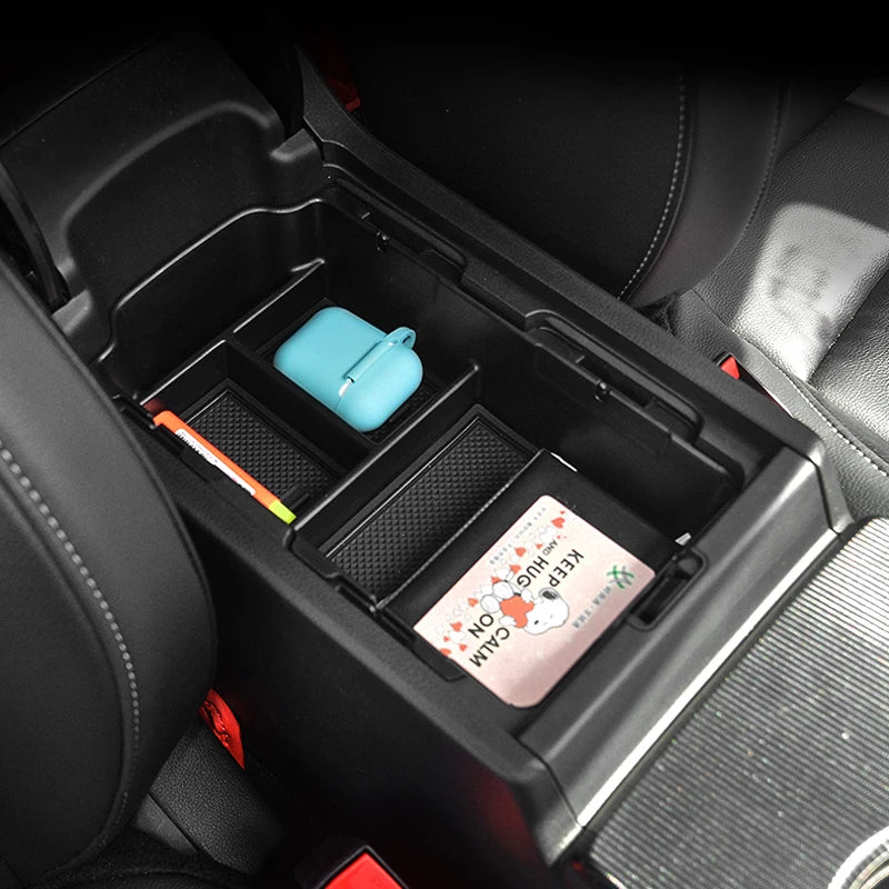 For Honda Civic 11th Gen 2021 2022 2023 Car Central Armrest Storage Box Organizer Container Tray - Automotive LED Light