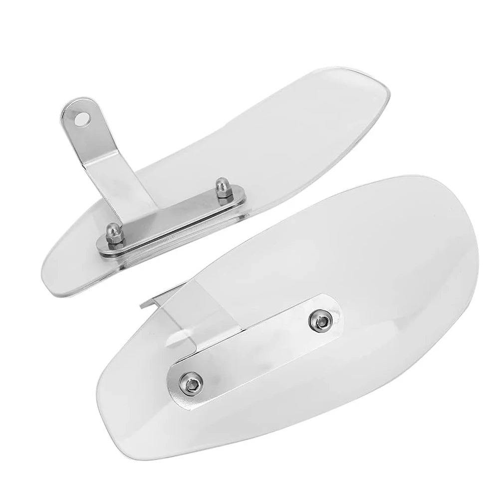 Universal Motorcycle Transparent Hand Guards Handguards Wind Deflector Protectors For Yamaha For - Automotive LED Light