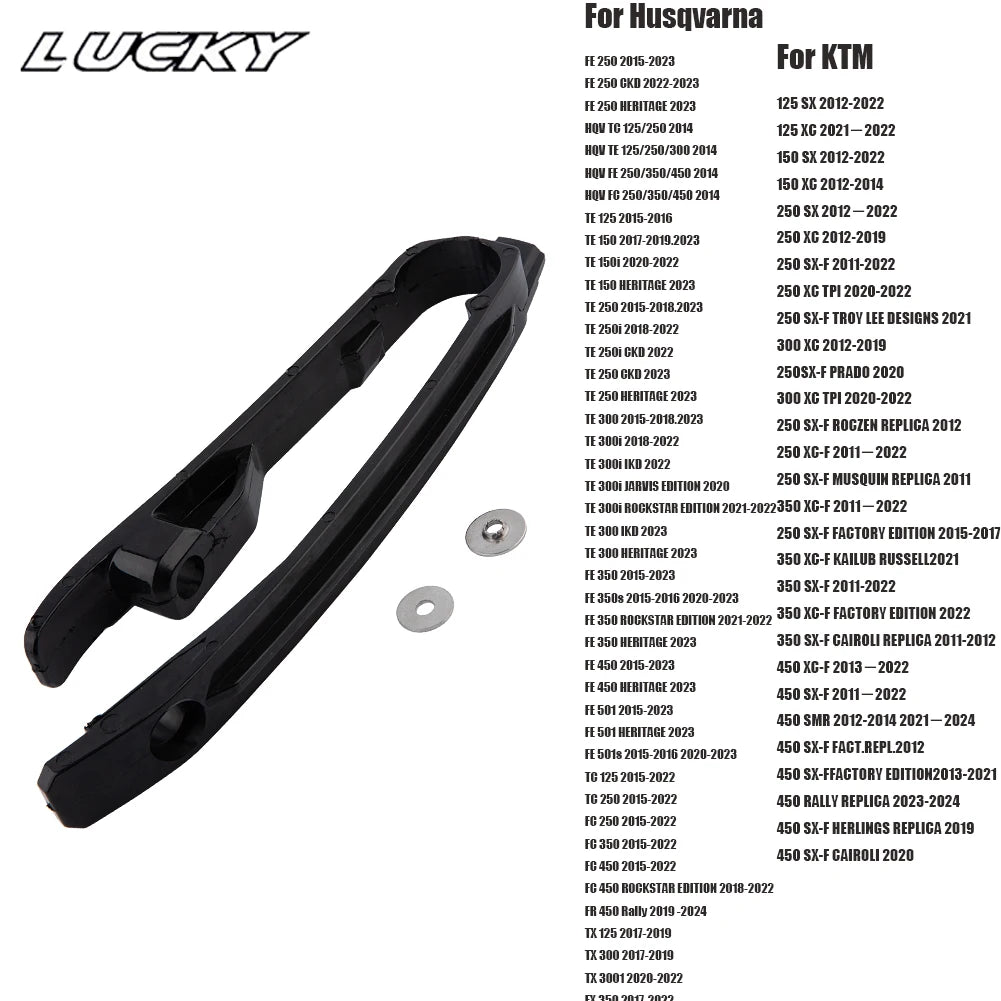 Motorcycle Rear Chain Slider Swingarm Protection For KTM SX XC SX-F XC-F SMR450 For Husqvarna TE - Automotive LED Light