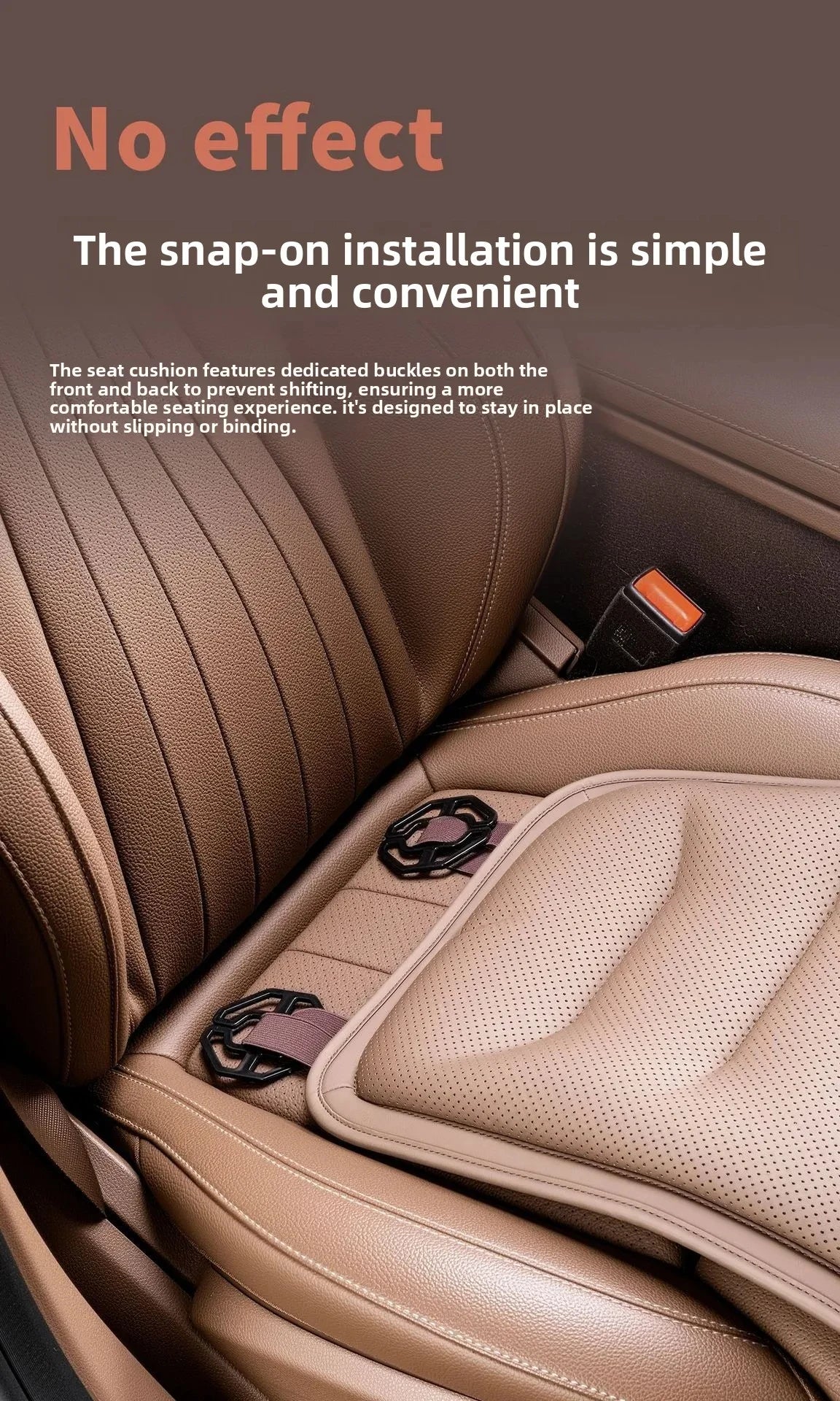 2026 Car Seat Cushion With Leg Support Universal Car Seat Protection Cover Breathable Thick Padd - Automotive LED Light