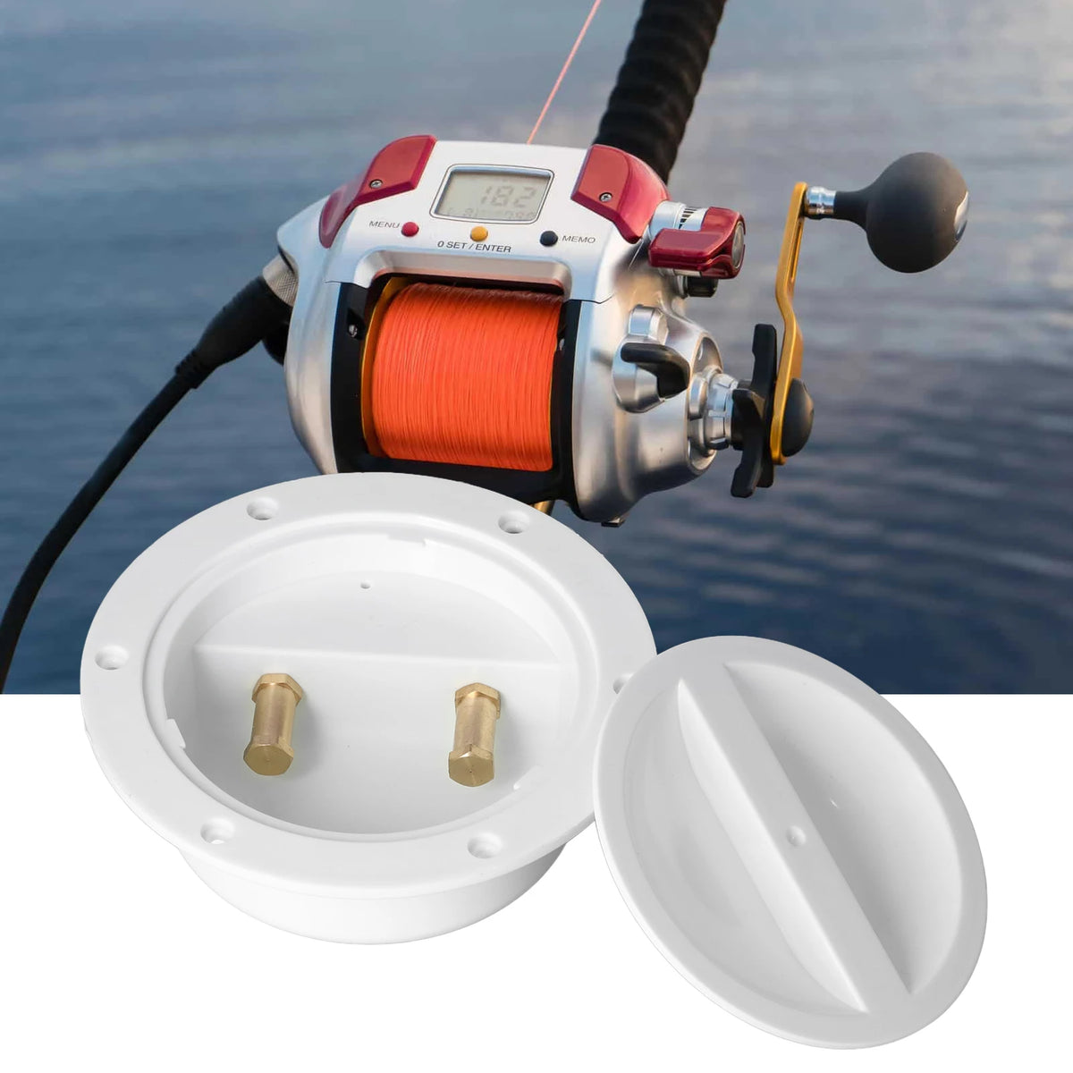 Marine Sea Fishing Junction Box Electric Wheel Junction Box Universal for 6V 12V 24V 32V - Automotive LED Light