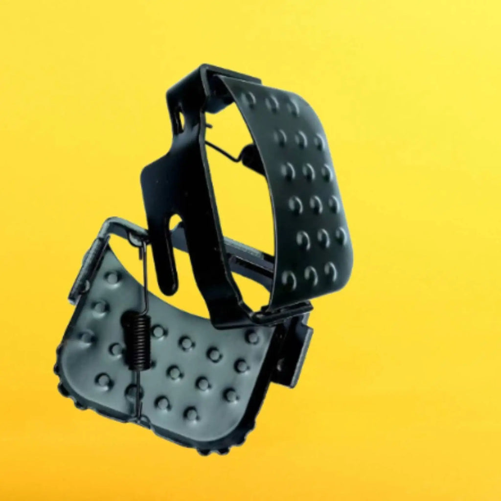 Folding Iron Bicycle Foot Pedal Rear Axle Anti Slip Bike Peg Comfortable Footrest for City Ridin - Automotive LED Light