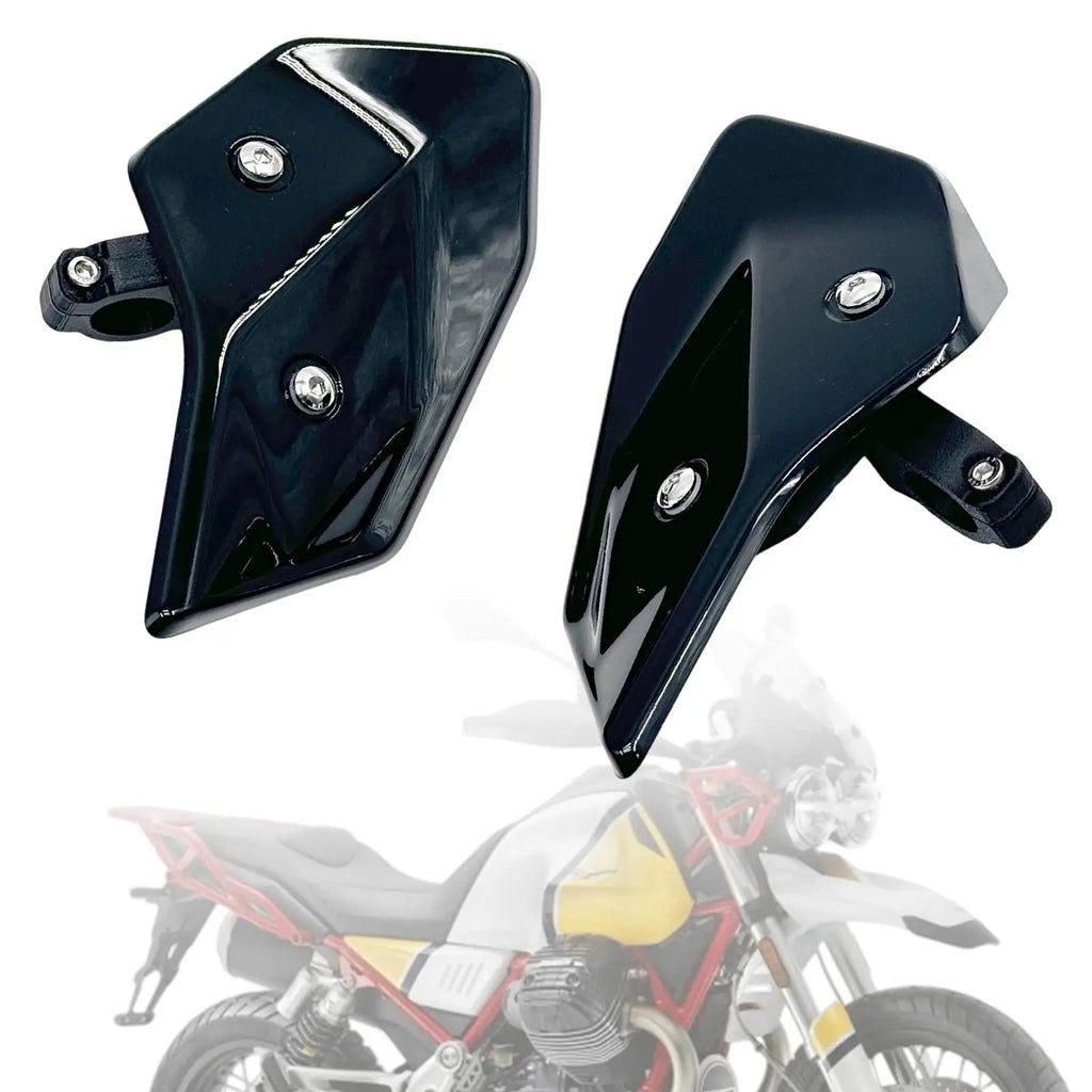 2 Pieces Motorcycle Side Wind Deflector Windscreens Motorbike Windshields Spoilers Replacement P - Automotive LED Light