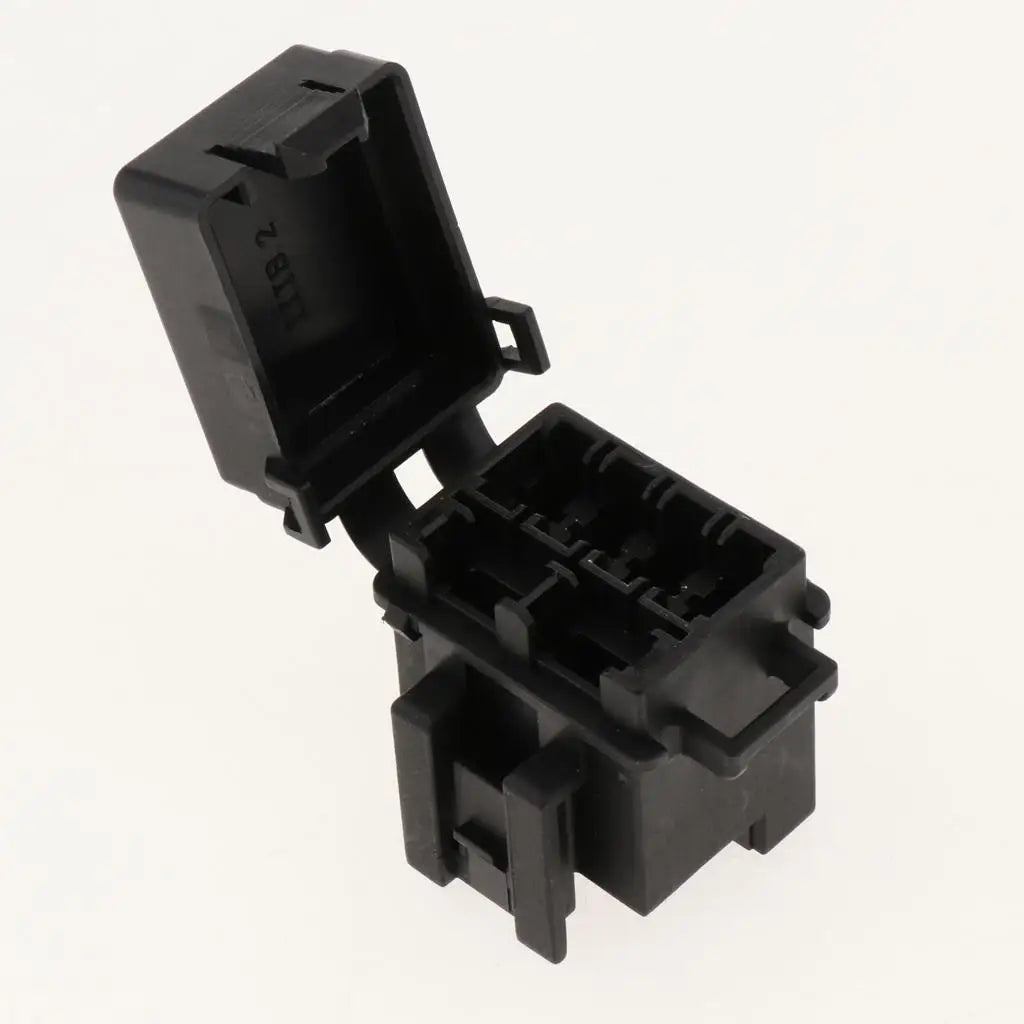 Automotive 4 Slot Relay Box Waterproof Plastic Fuse Holder Mini Fuse Box for Car Marine Truck Tr - Automotive LED Light