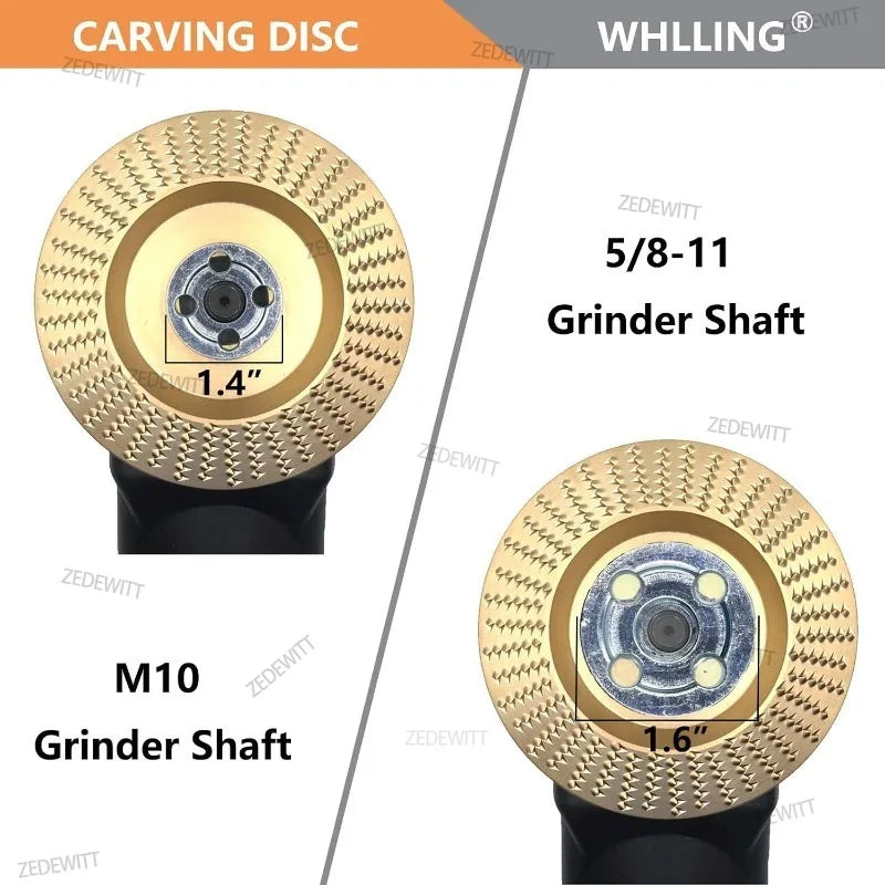 For Electric Grinder Multifunctional Four Piece Wood Grinding Disc Set Woodworking Engraving Cut - Automotive LED Light