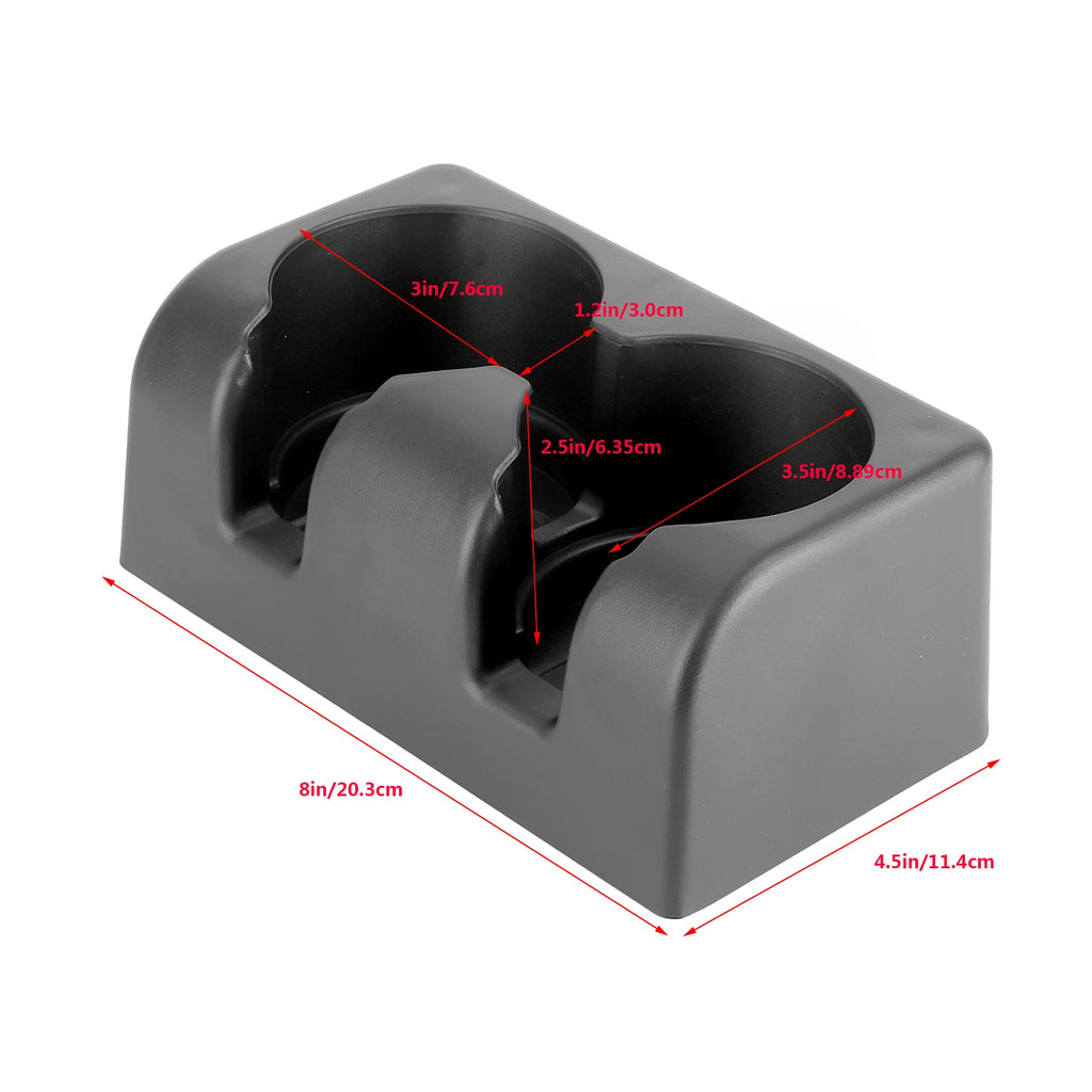19121876 Car Bench Seat Cup Holder Dual Cupholder Insert Drink Storage 89039574 Fit for 04‑12 Ca - Automotive LED Light
