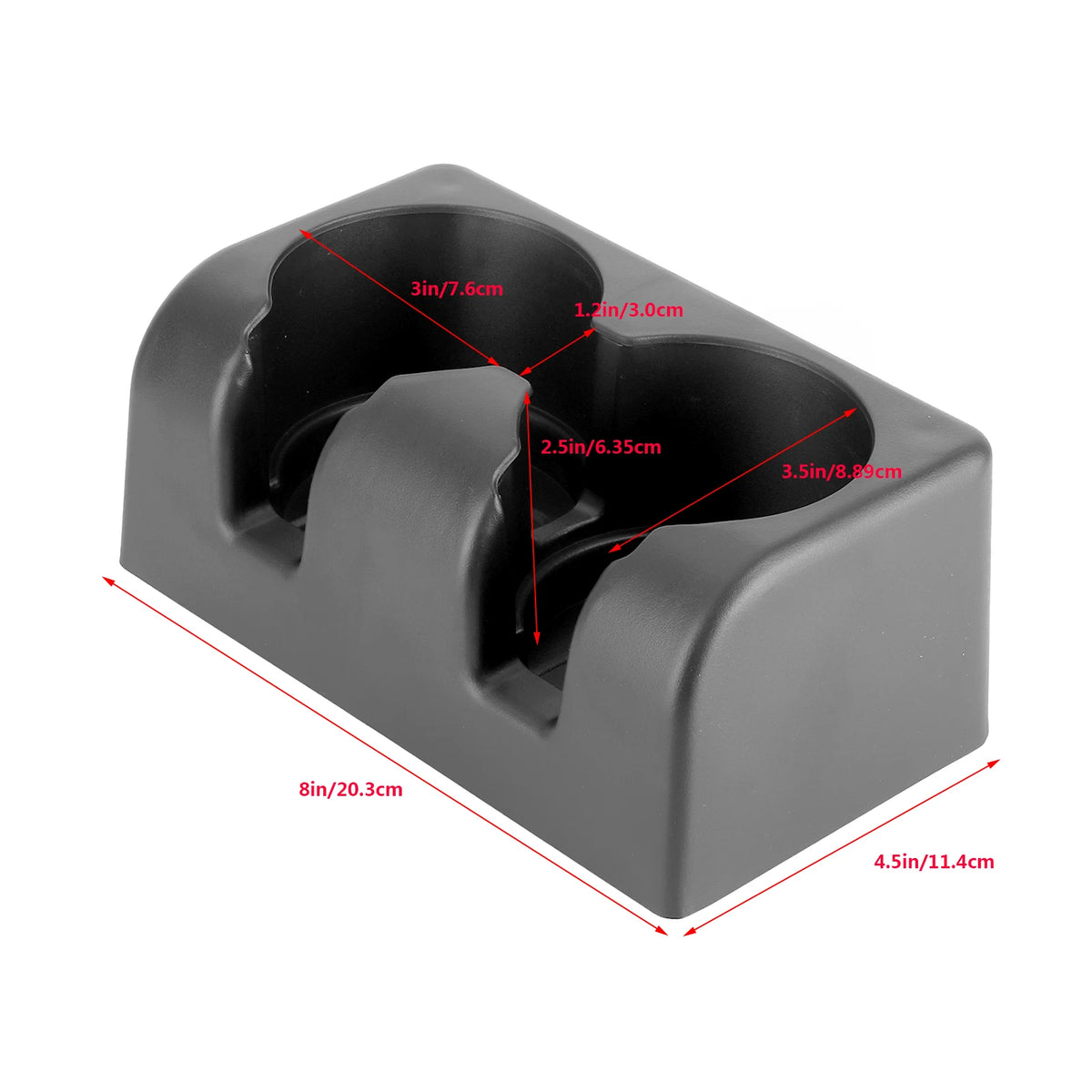 19121876 Car Bench Seat Cup Holder Dual Cupholder Insert Drink Storage 89039574 Fit for 04‑12 Ca - Automotive LED Light
