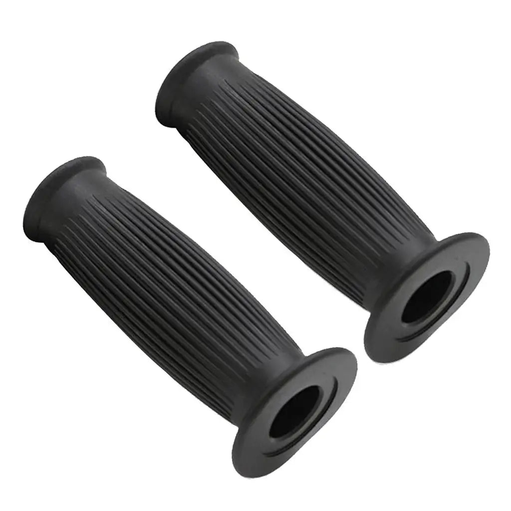 Motorcycle Handlebar Accessory Rubber Hand Grips Retro Style Non Slip for Chopper Bike - Automotive LED Light