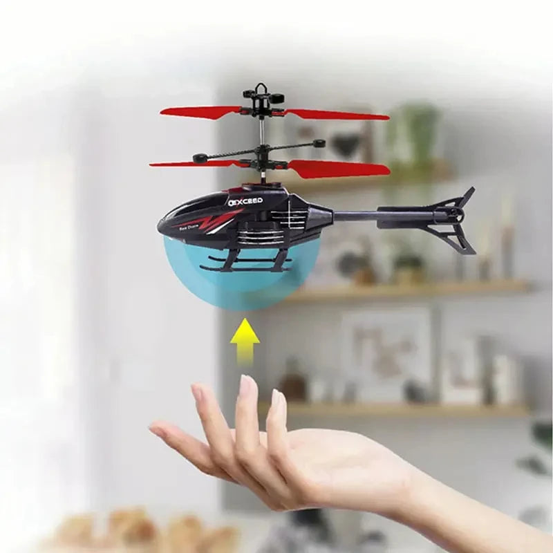 2 Channel Gesture Control Suspension Helicopter RC Remote Induction Aircraft With Charging LED L - Automotive LED Light