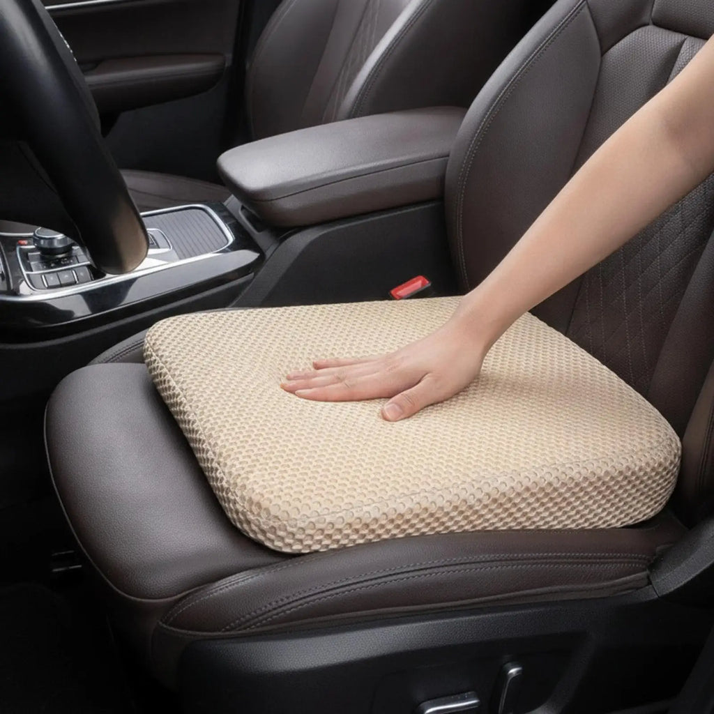 Car Booster Seat Cushion Height-Boosting Cushion Non-Slip for Short Drivers, Daily Commuting, Dr - Automotive LED Light