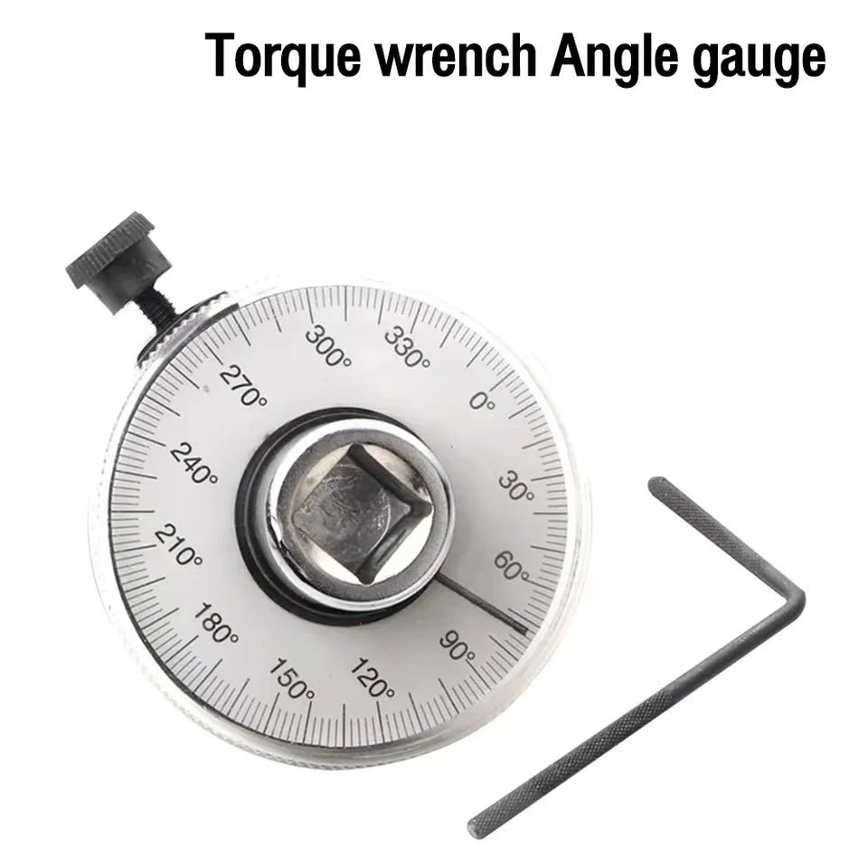 Torque Wrench Torquemeter Dial Hand Tool Auto Service Equipment Garage Calibrated In Degrees Aut - Automotive LED Light