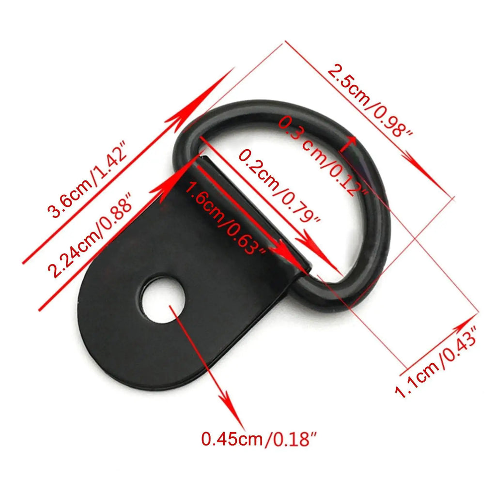 10x Tie Down Anchors DS Lashing for Vehicles Loads on Case Trailers - Automotive LED Light