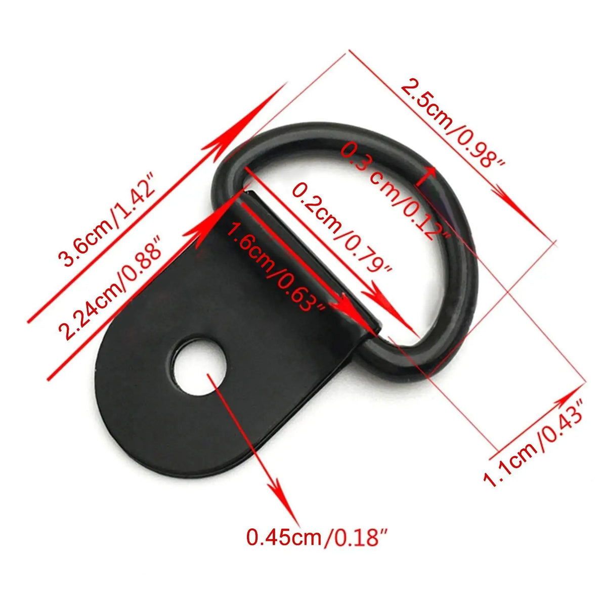 10x Tie Down Anchors DS Lashing for Vehicles Loads on Case Trailers - Automotive LED Light
