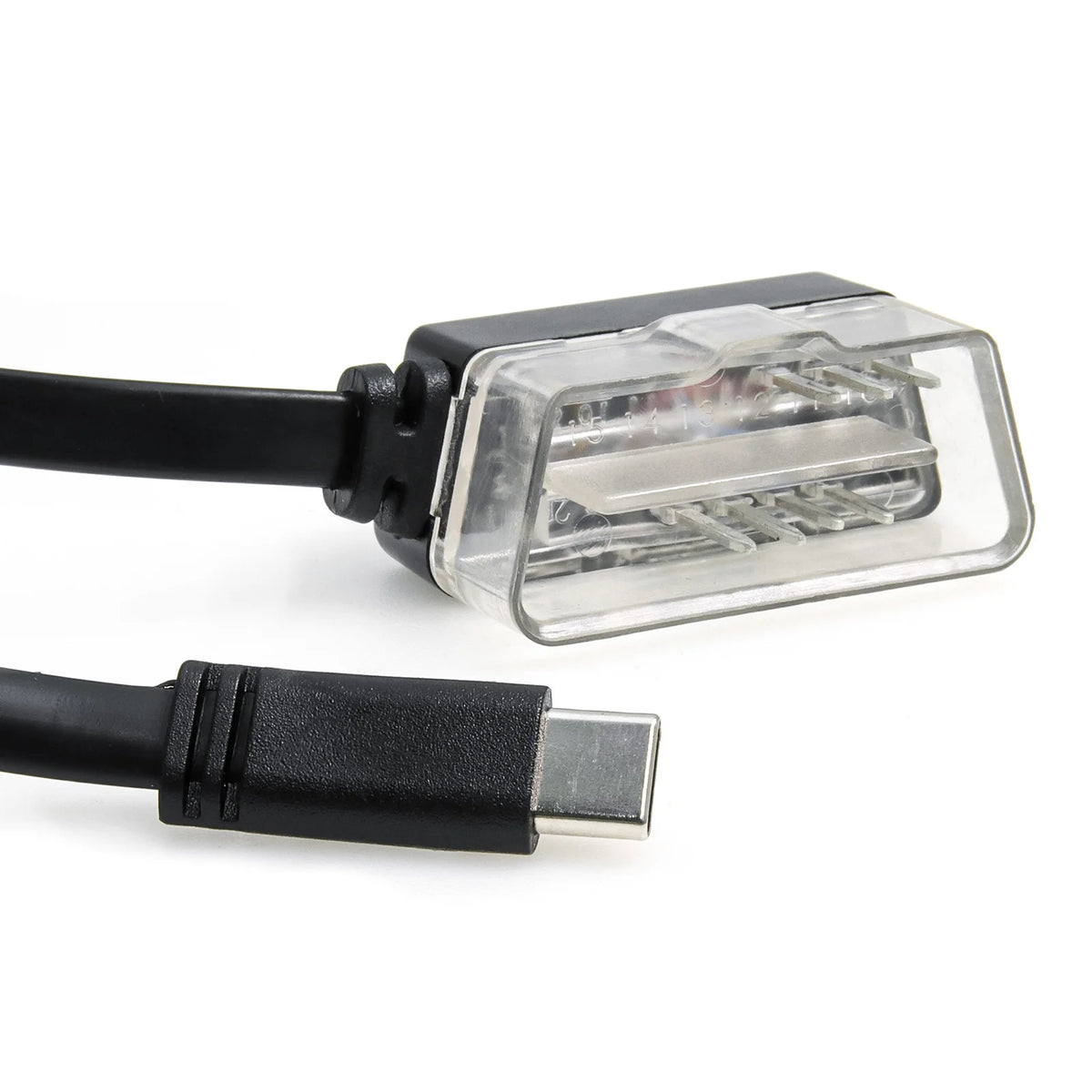 AD 1pc OBD II OBD 2 7 Pin To Mini USB Connecting Cable For Car HUD Head Up Display Head up Displ - Automotive LED Light