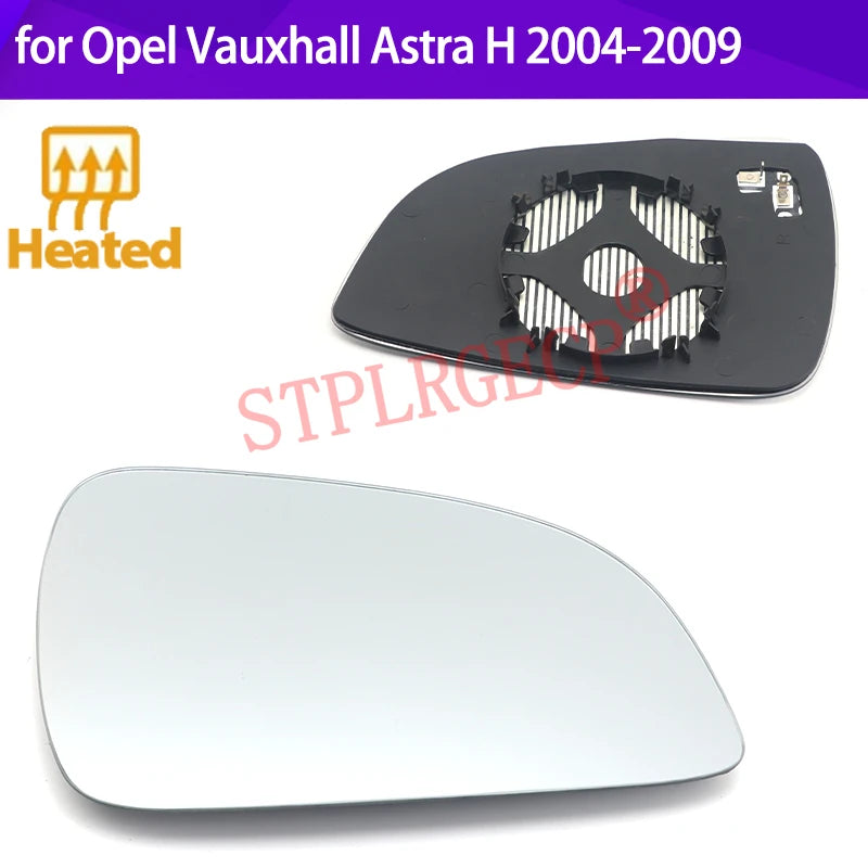 Stplrgecp Passenger Driver Side Left or Right Door Side Heated Wing Mirror Glass for Opel 2004-2009 - Automotive LED Lig