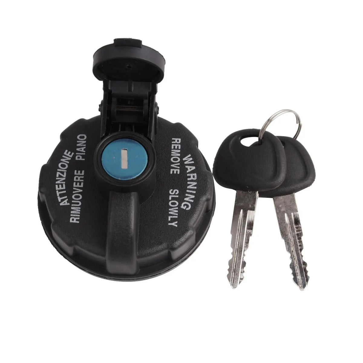 Locking Fuel Tank Cap Universal Replace with 2 Keys Lockable Diesel Trucks Plastic Cars Fuel Tan - Automotive LED Light